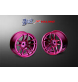 Overdose Valino N820S Wheel 26mm / Color: BB Chrome Pink / Offset: 7mm (2pcs) Overdose Valino N820S Wheel 26mm / Color: BB Chrome Pink / Offset: 7mm (2pcs)