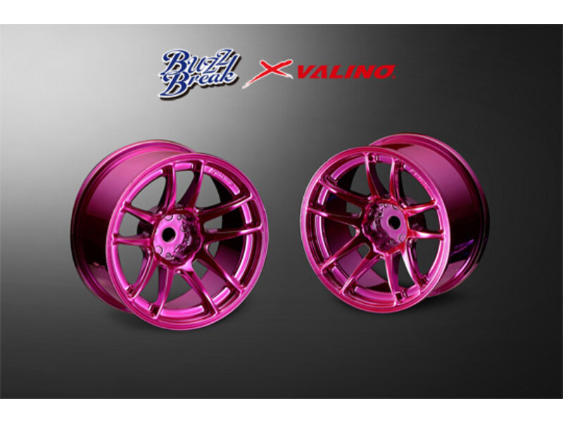 Overdose Valino N820S Wheel 26mm / Color: BB Chrome Pink / Offset: 7mm (2pcs)