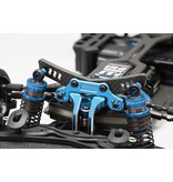 Yokomo Y2-017AGBL - Hybrid Front Shock Tower (Carbon/Aluminum) for YD-2 / Blue Yokomo Y2-017AGBL - Hybrid Front Shock Tower (Carbon/Aluminum) for YD-2 / Blue