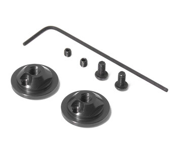 WRAP-UP Next Air Valve Adjustable Shock Top for SG/RDX/OD / Black (2pcs)