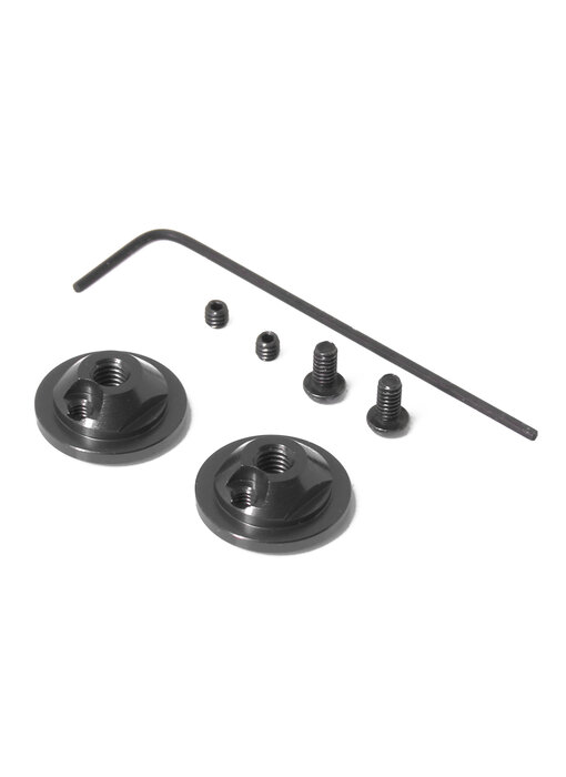 WRAP-UP Next Air Valve Adjustable Shock Top for SG/RDX/OD / Black (2pcs)