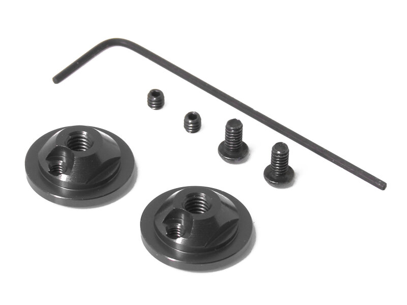 WRAP-UP Next 0816-FD - Air Valve Adjustable Shock Top for SG/RDX/OD / Black (2pcs)