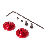 WRAP-UP Next 0817-FD - Air Valve Adjustable Shock Top for SG/RDX/OD / Red (2pcs)