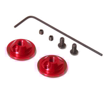 WRAP-UP Next Air Valve Adjustable Shock Top for SG/RDX/OD / Red (2pcs)