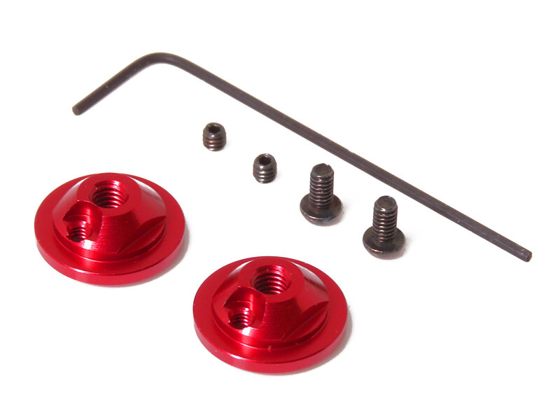 WRAP-UP Next 0817-FD - Air Valve Adjustable Shock Top for SG/RDX/OD / Red (2pcs)