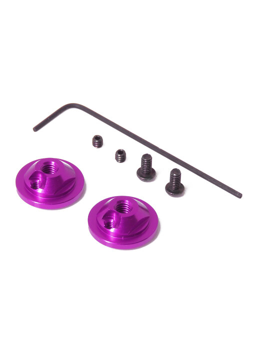 WRAP-UP Next Air Valve Adjustable Shock Top for SG/RDX/OD / Purple (2pcs)