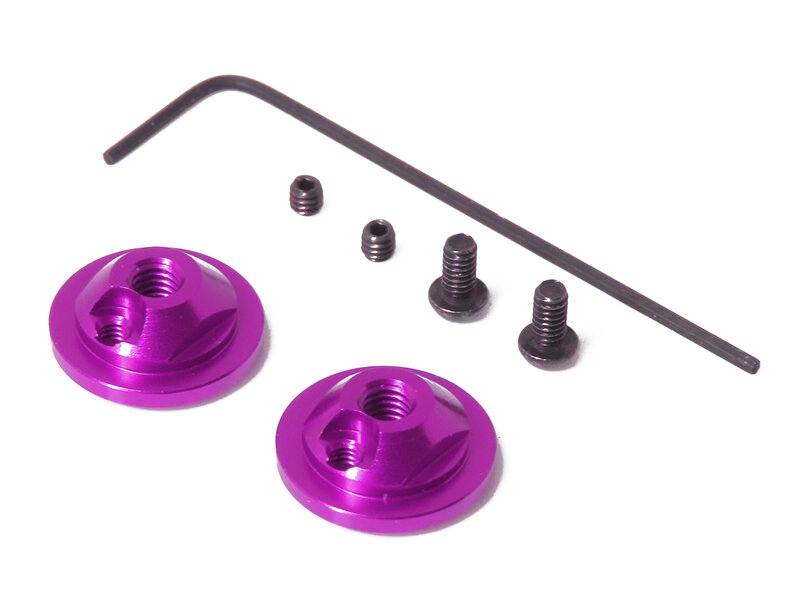 WRAP-UP Next 0818-FD - Air Valve Adjustable Shock Top for SG/RDX/OD / Purple (2pcs)