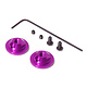 Air Valve Adjustable Shock Top for SG/RDX/OD / Purple (2pcs)
