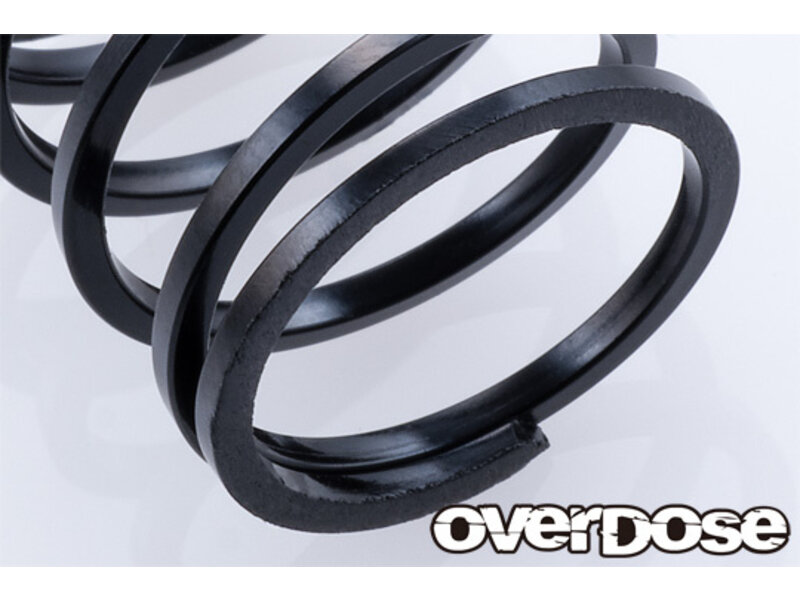 Overdose 4Edge Twin Spring 1.2-2070 φ1.2, 7.0 Coil, 20mm with Helper Spring / Color: Red (2pcs)