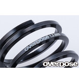 Overdose 4Edge Twin Spring 1.2-2060 φ1.2, 6.0 Coil, 20mm with Helper Spring / Color: Purple (2pcs)