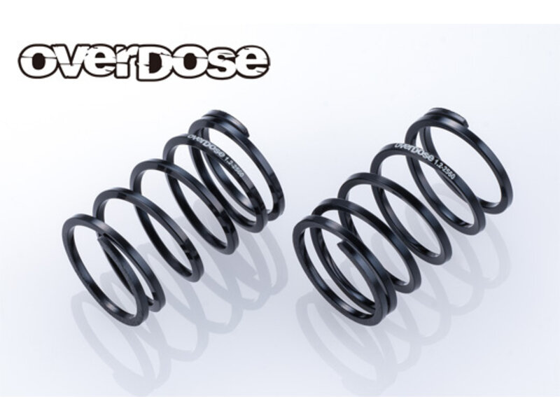 Overdose 4Edge Shock Spring 1.2-2565 φ1.2, 6.5 Coil, 25mm (2pcs)