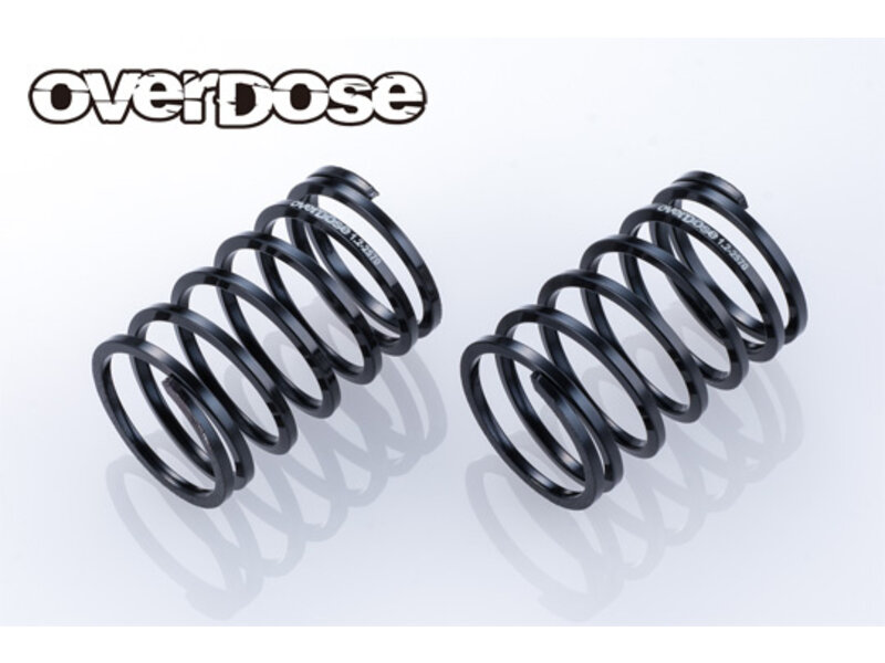 Overdose 4Edge Shock Spring 1.2-2575 φ1.2, 7.5 Coil, 25mm (2pcs)