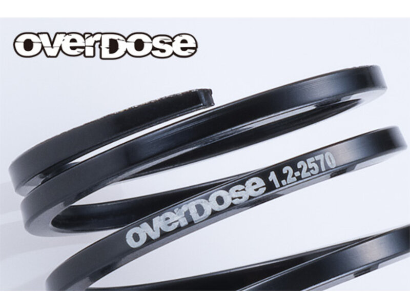 Overdose 4Edge Shock Spring 1.2-2585 φ1.2, 8.5 Coil, 25mm (2pcs)