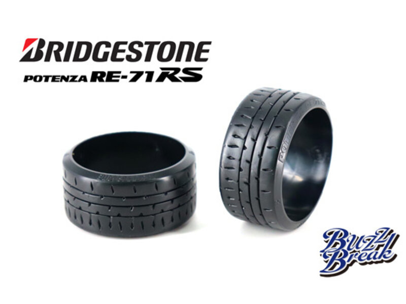 Overdose Bridgestone Potenza RE-71RS Drift Tire 30mm (2pcs)