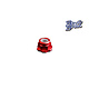 BuzzBreak BB Lock Nut / Red (4)