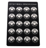 WRAP-UP Next 0819-FD - Offset Wheel Spacer 0.2mm (20pcs)