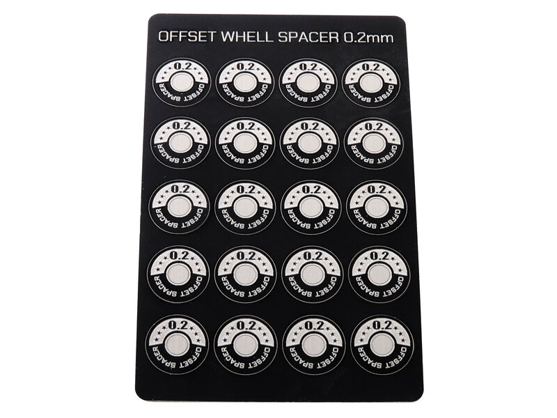 WRAP-UP Next 0819-FD - Offset Wheel Spacer 0.2mm (20pcs)