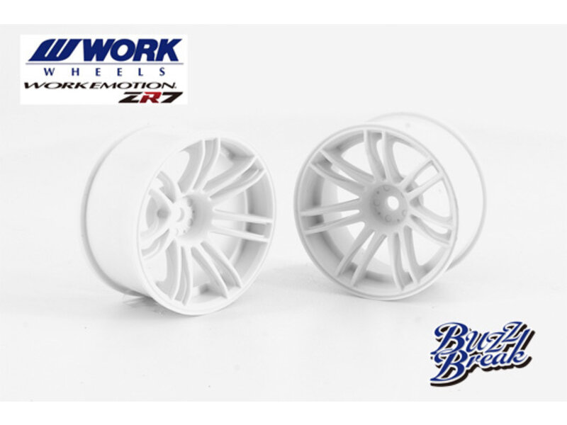 Overdose Work Emotion ZR7 Wheel 26mm / Color: White / Offset: 7mm (2pcs)