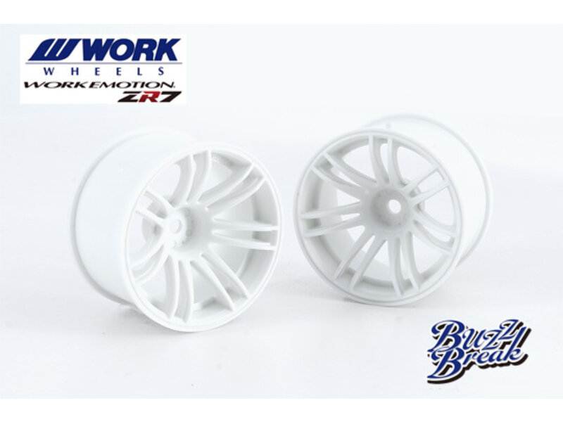 Overdose Work Emotion ZR7 Wheel 30mm / Color: White / Offset: 9mm (2pcs)