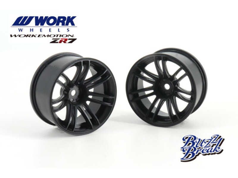 Overdose Work Emotion ZR7 Wheel 26mm / Color: Black / Offset: 7mm (2pcs)