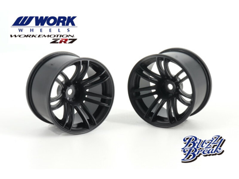 Overdose Work Emotion ZR7 Wheel 30mm / Color: Black / Offset: 9mm (2pcs)