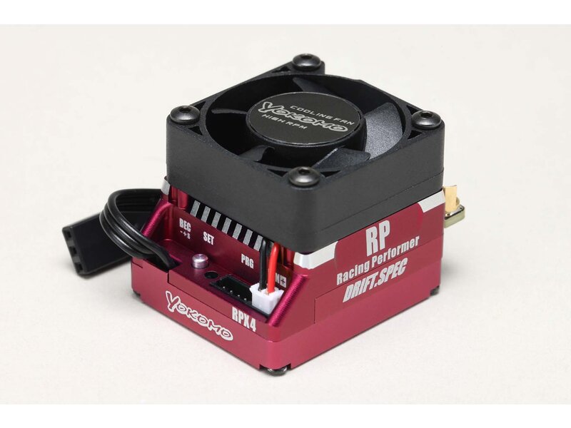 Yokomo BL-RPX4DR - Racing Performer Competition Brushless ESC RPX4 - DRIFT SPEC / Red