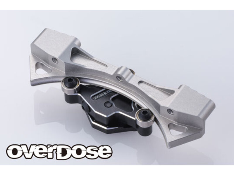 Overdose Aluminum Curved Slide Rack Steering Set Type-3 for GALM / Color: Black