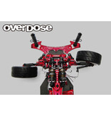 Overdose Aluminum Curved Slide Rack Steering Set Type-3 for GALM / Color: Red Overdose Aluminum Curved Slide Rack Steering Set Type-3 for GALM / Color: Red