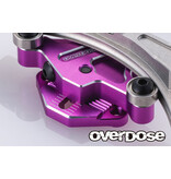 Overdose Aluminum Curved Slide Rack Steering Set Type-3 for GALM / Color: Purple Overdose Aluminum Curved Slide Rack Steering Set Type-3 for GALM / Color: Purple