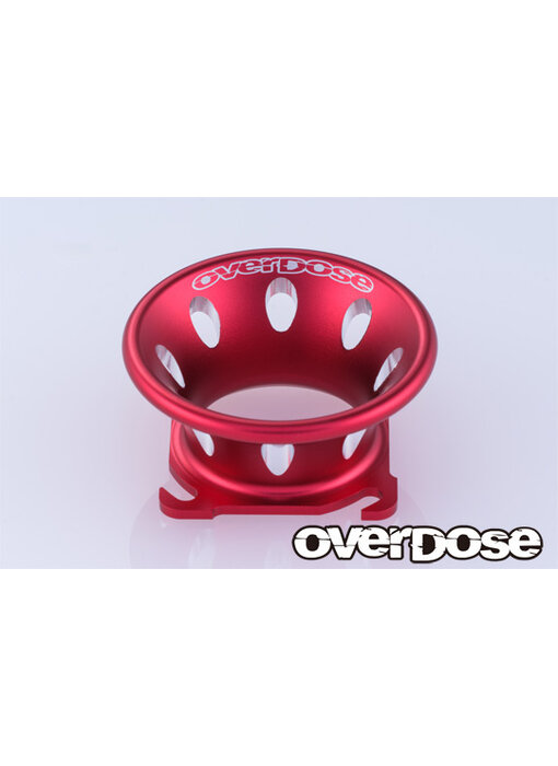 Overdose Alum. Funnel 30x30mm / Red