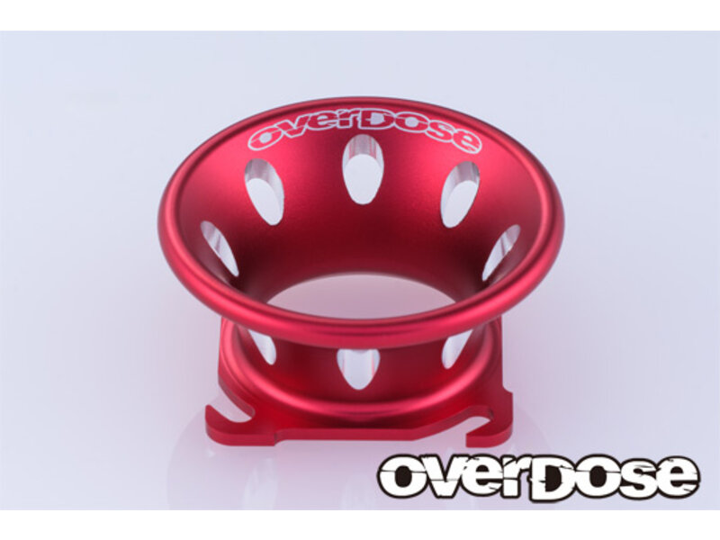 Overdose Aluminum Funnel 30x30mm / Color: Red