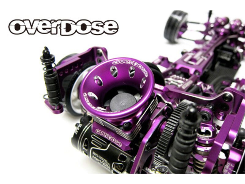 Overdose Aluminum Funnel 30x30mm / Color: Black