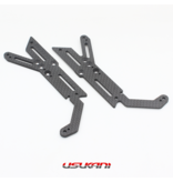 Usukani NGE-225 - CF L&R Side Plate for Front Gearbox for NGE 2.0 (2pcs)