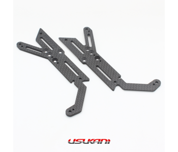 Usukani CF L&R Side Plate for Front Gearbox for NGE 2.0 (2pcs)