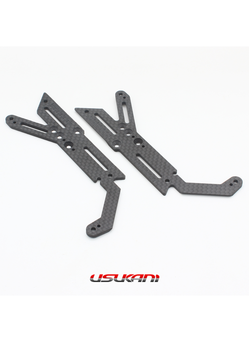 Usukani CF L&R Side Plate for Front Gearbox for NGE 2.0 (2pcs)