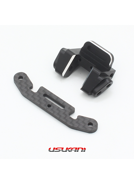 Usukani AL + CF Shocks Mount for Front Gearbox for NGE 2.0