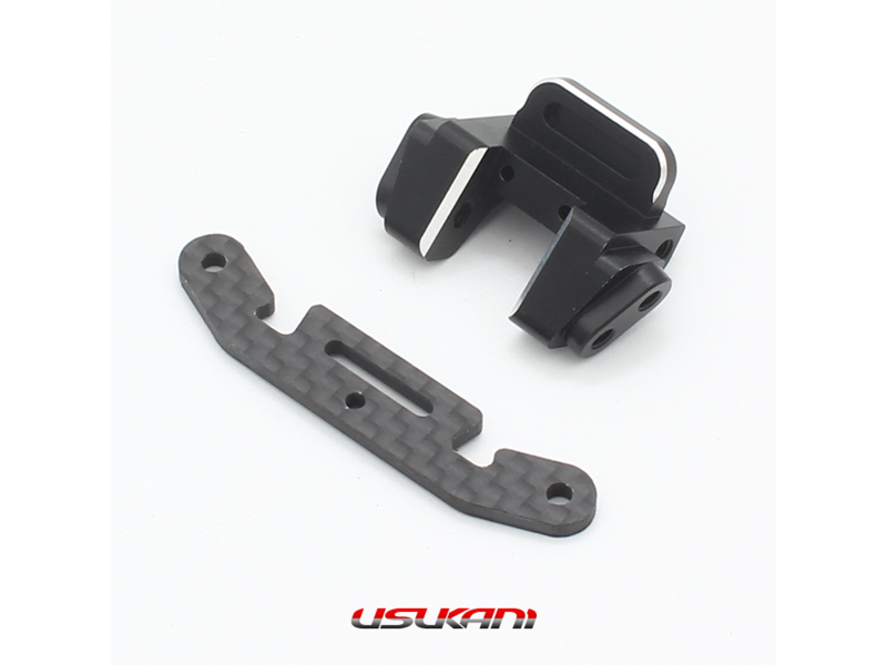 Usukani NGE-213 - AL + CF Shocks Mount for Front Gearbox for NGE 2.0