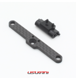 Usukani NGE-211 - AL + CF Rear Brace for Front Gearbox for NGE 2.0