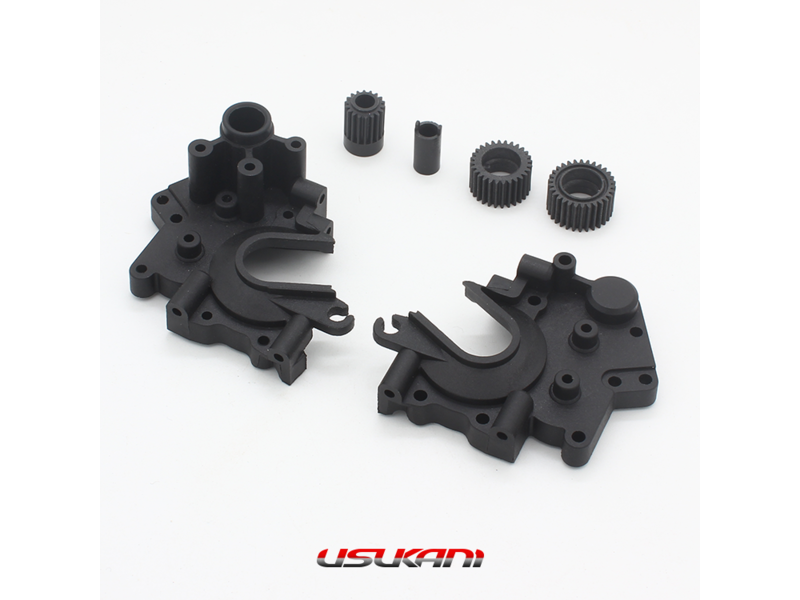 Usukani NGE-OP69 - Reinforced Rear Gear Case & Gear Set (48P/18T;28T&30T)