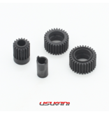 Usukani NGE-OP62 - CF Mix Reinforced Gear Set (48P/18T;28T&30T)