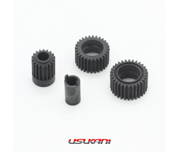 Usukani CF Mix Reinforced Gear Set (48P/18T;28T&30T)