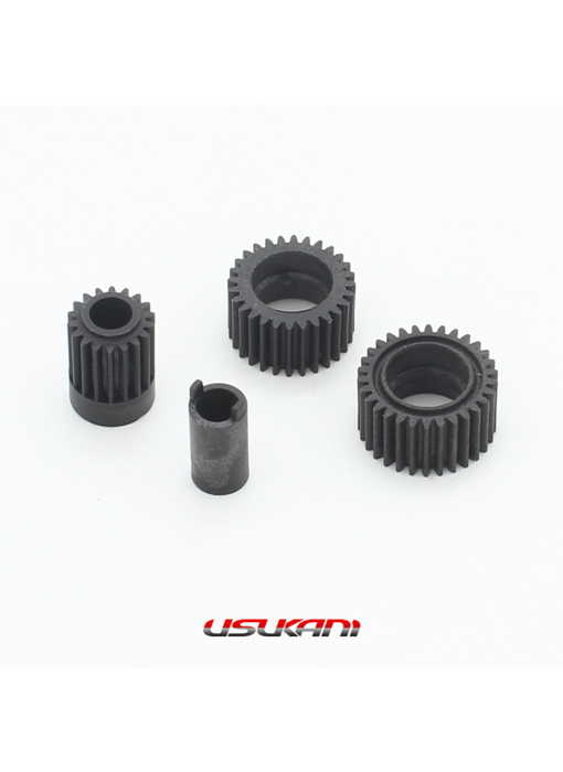 Usukani CF Mix Reinforced Gear Set (48P/18T;28T&30T)