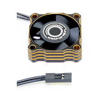 WRAP-UP Next Premium Aluminum Cooling Fan 30mm / Black-Gold
