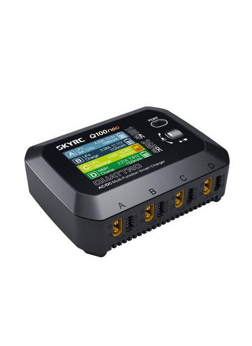 SkyRC Q100 Neo QUAD LiPo Charger 1-4s 6A 100W AC/DC