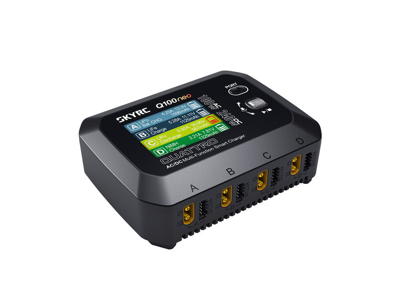 SkyRC Q100 Neo QUAD LiPo Charger 1-4s 6A 100W AC/DC