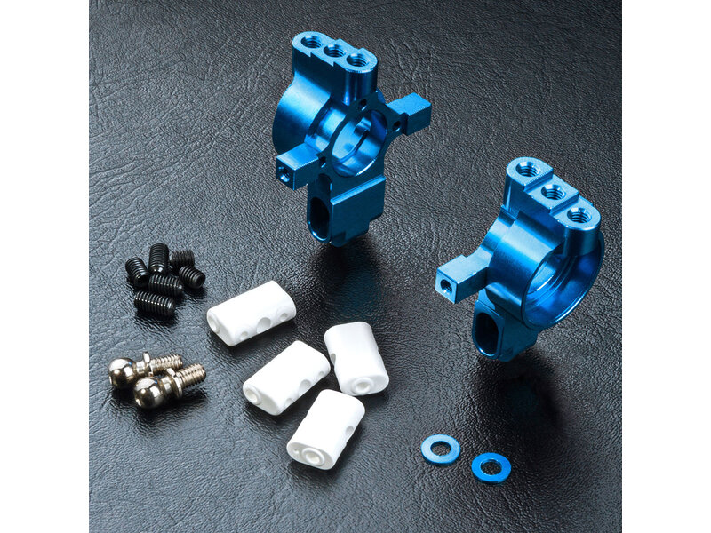 MST HT Aluminium Rear Upright (2pcs) / Color: Blue