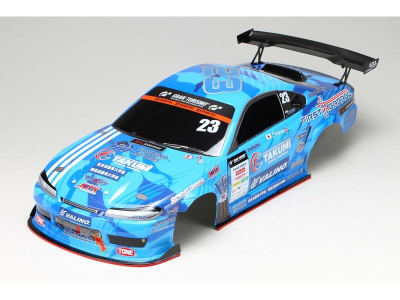 Yokomo SD-MS15BLB - Nissan Silvia S15 MERCURY SAYAKA SPECIAL PRE-PAINTED/CUT Drift Body