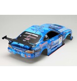 Yokomo SD-MS15BLB - Nissan Silvia S15 MERCURY SAYAKA SPECIAL PRE-PAINTED/CUT Drift Body