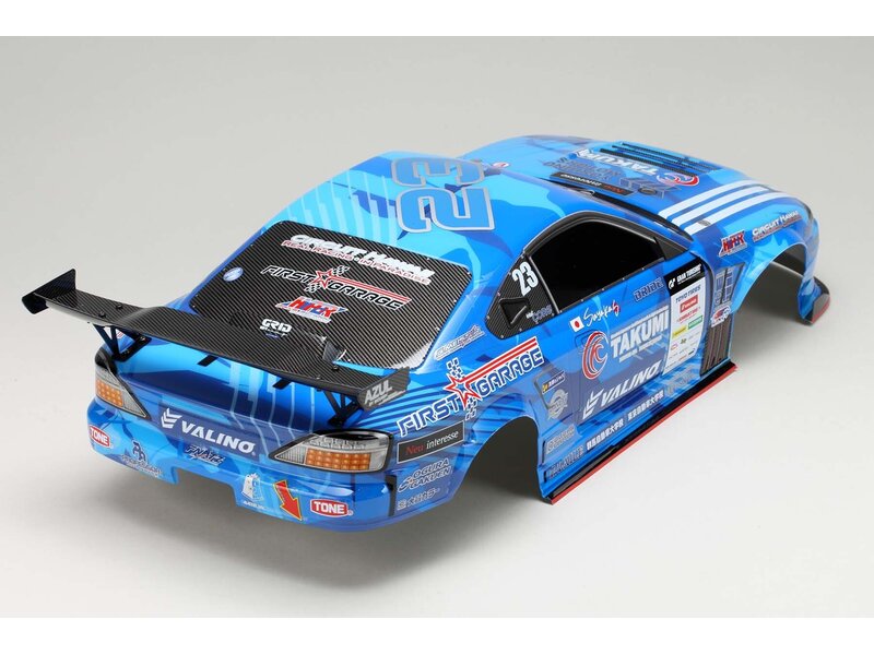 Yokomo SD-MS15BLB - Nissan Silvia S15 MERCURY SAYAKA SPECIAL PRE-PAINTED/CUT Drift Body