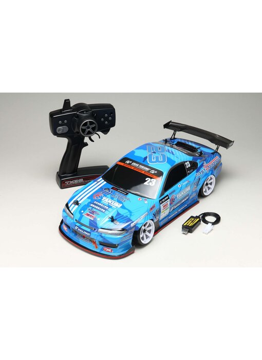 Yokomo Drift Package 2WD Assembled Full set / Nissan Silvia S15 MERCURY SAYAKA SPECIAL - PRE-PAINTED/CUT